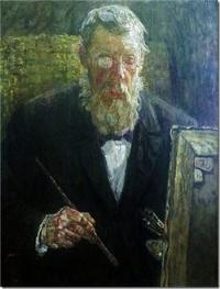 Portrait of Heinrich Breling: Self-portrait